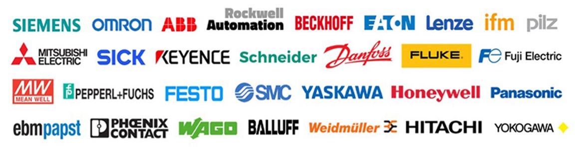 Global industrial brands supplied by Al Imran Enterprises: Siemens, Omron, ABB, Rockwell Automation, Sick, Beckhoff, Eaton, Lenze, IFM, Pilz, Mitsubishi, Keyence, Schneider, Danfoss, Fluke, Fuji, Mean Well, Pepperl+Fuchs, Festo, SMC, Yaskawa, Honeywell, Panasonic, ebm-papst, Phoenix Contact